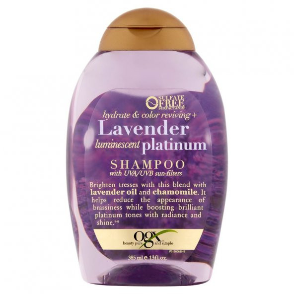 (d)Organix Lavender Platinium Şampuan 385 ml