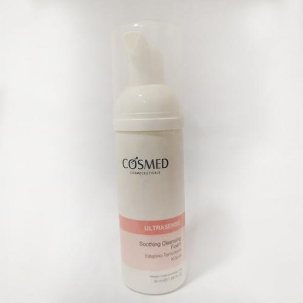 Cosmed Ultrasense Soothing Cleansing Foam 50 ml Yatıştırıcı Yüz Temizleme Köpüğü (Seyahat Boy)