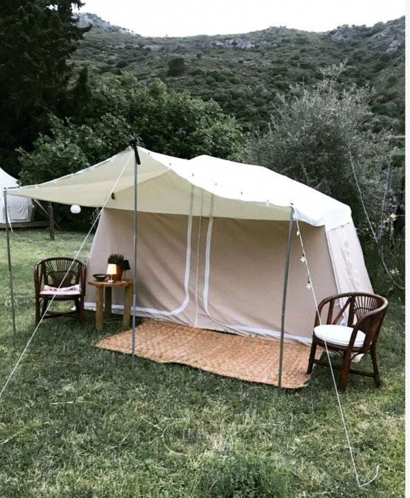 İçten Kurmalı - iki Odalı Kamp Çadırı
