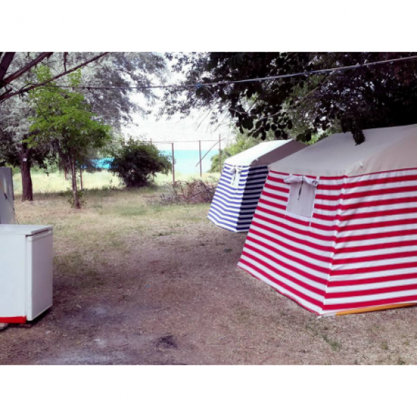 İki Odalı İçten Kurmalı Pamuklu Kamp Çadırı 6 kişilik