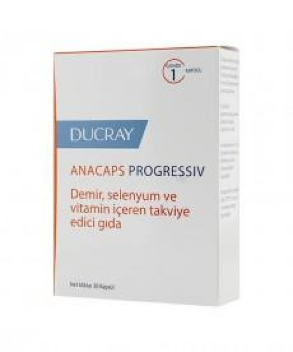 Ducray Anacaps Progressiv 30 Kapsül