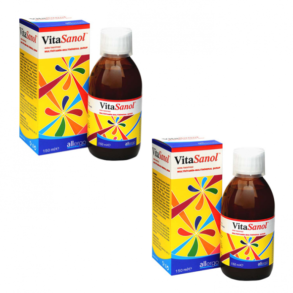 2 Adet VitaSanol 150 ml. Şurup | SKT: 12/2020
