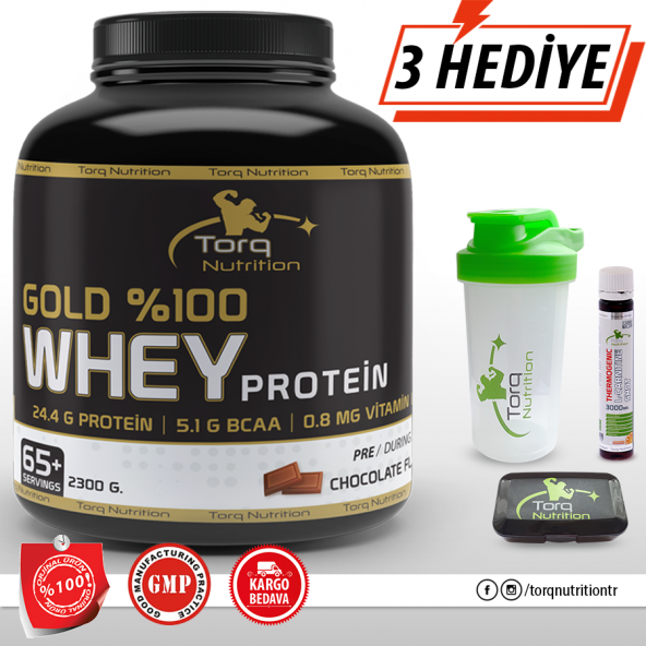 Torq Gold Whey Protein Tozu 2300 Gr Çikolata Aromalı SKT: 11/2020