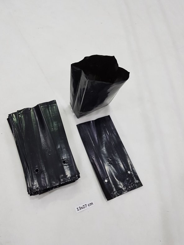 Fidan Torbası Fide Fidan Poşeti 5 Kg  300 Adet  13x27 Körüklü Fidan Üretim Torbası Fide Torbası Fidan Poşetleri Fida Poşetleri Fidan Poşedi Fide Tüpü Fidan Yetiştirme Poşedi Fidan Tüpü Fide Poşeti - 2