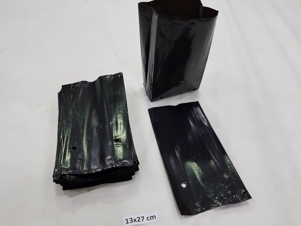 Fidan Torbası Fide Fidan Poşeti 5 Kg  300 Adet  13x27 Körüklü Fidan Üretim Torbası Fide Torbası Fidan Poşetleri Fida Poşetleri Fidan Poşedi Fide Tüpü Fidan Yetiştirme Poşedi Fidan Tüpü Fide Poşeti - 4