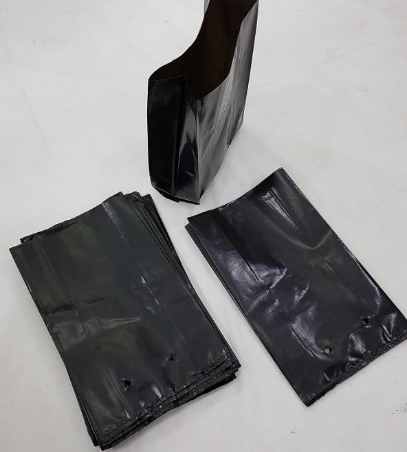 Fide Fidan Poşeti 5 Kg 75 Adet  25x50 Körüklü Fide Fidan Poşetleri Fidan Poşeti Fide Poşetleri Fidan Üretim Torbası Fide Tüpü Fidan Torbası Fide Torbası Fide Poşedi - 2