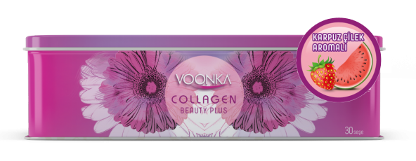 Voonka Collagen Beauty Plus Karpuz Çilek Aromalı 30 şaşe SKT:07.2022