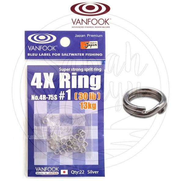 VanFook 4R75S Split Ring Halka #1 13KG (30LB)