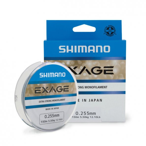 Shimano Exage Monofilament Misina 150mt 0.25mm 5.50kg