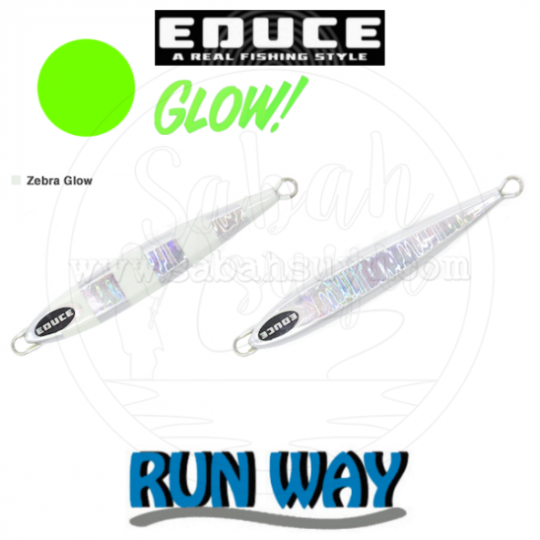 Educe Runway Jig 90gr Zebra Glow