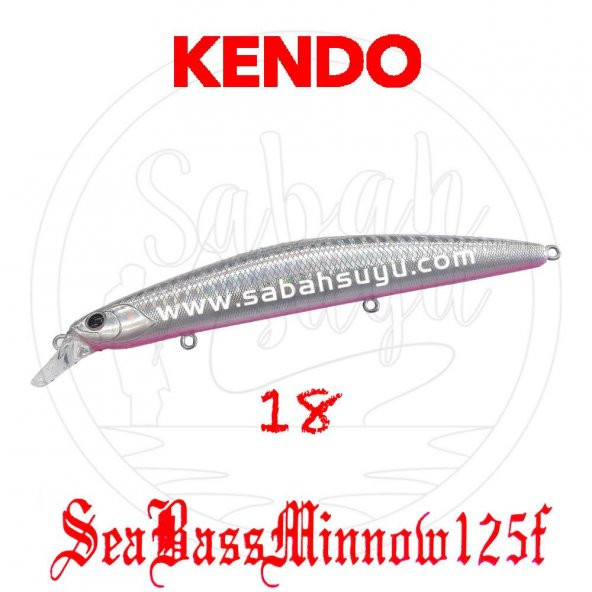Kendo Seabass Minnow 125F 12.5cm 21gr. Sahte Balık Renk 18