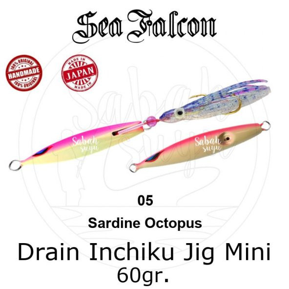 Sea Falcon Drain Inchiku Mini 60gr. 05 Sardine Octopus