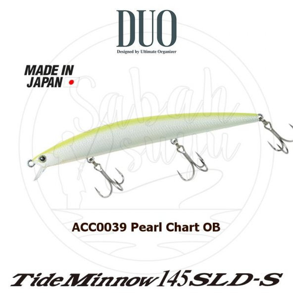 Duo Tide Minnow 145 SLD-S ACC0039 Pearl Chart OB