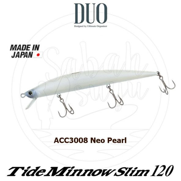 Duo Tide Minnow Slim 120 ACC3008 Neo Pearl