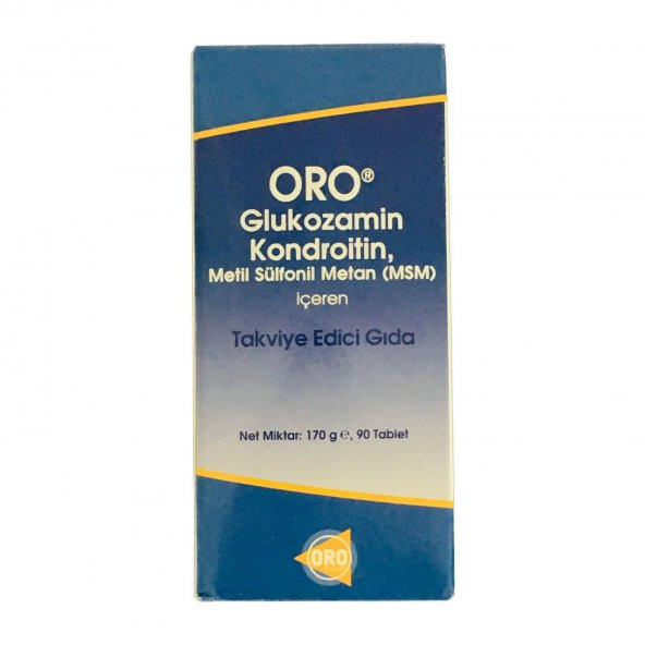Oro Glukozamin Kondroitin Msm 90 Tablet