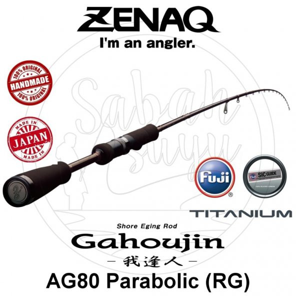Zenaq Gahoujin AG80 Parabolic RG 244 cm. 13 - 28 gr. Spin Olta Ka