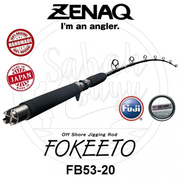 Zenaq Fokeeto FB53-20 160cm 700gr Tetikli Jigging Kamış