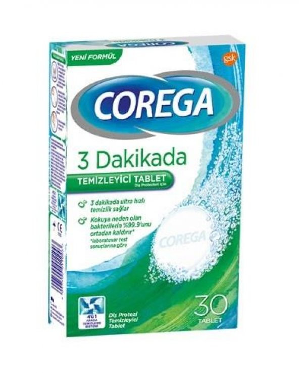 Corega 30Lu Temizleyici Tablet