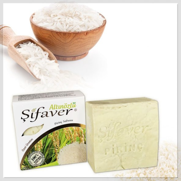 Şifaver Pirinç Sabunu 175 Gr x 6 Adet - 100 Doğal, El Yapımı