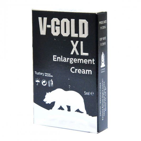 V-Gold XL Enlargement Cream 5 ML X 5Li - 3