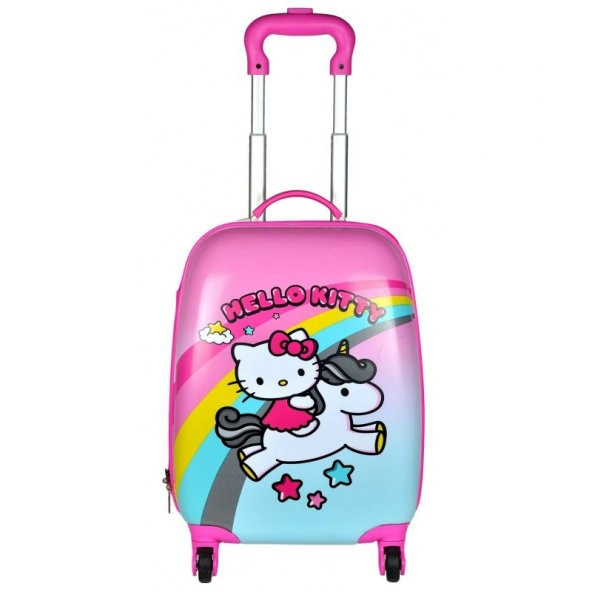 Hello Kitty 95725 Orjinal Lisanslı ABS Çocuk Valizi