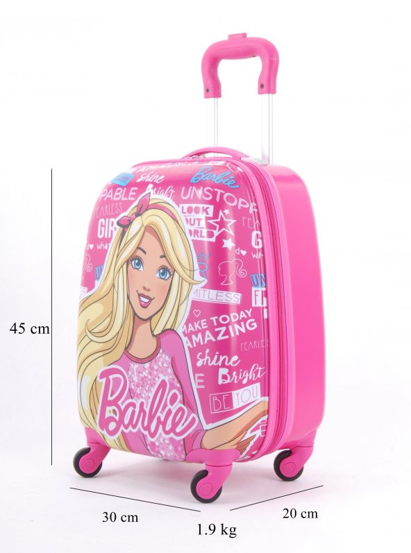 Barbie 95719 Orjinal Lisanslı ABS Çocuk Valizi