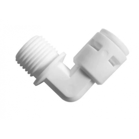 Su Arıtma Filtre Dirseği 1/4'' 6 Mm Hortum dişli Quick Bağlantı 6 Adet