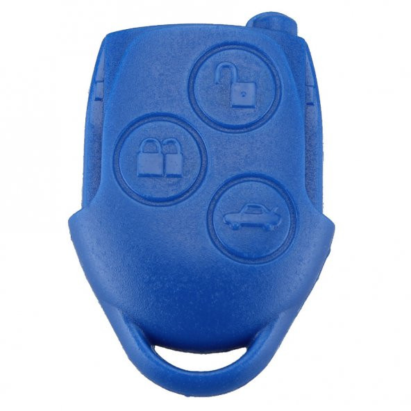 Gntecha Ford S-Maz Anahtar Kabı 3 Butonlu Mavi