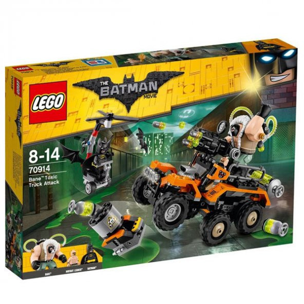 Lego 70914 Batman Movie Bane Truck Toksik Kamyon Saldırısı