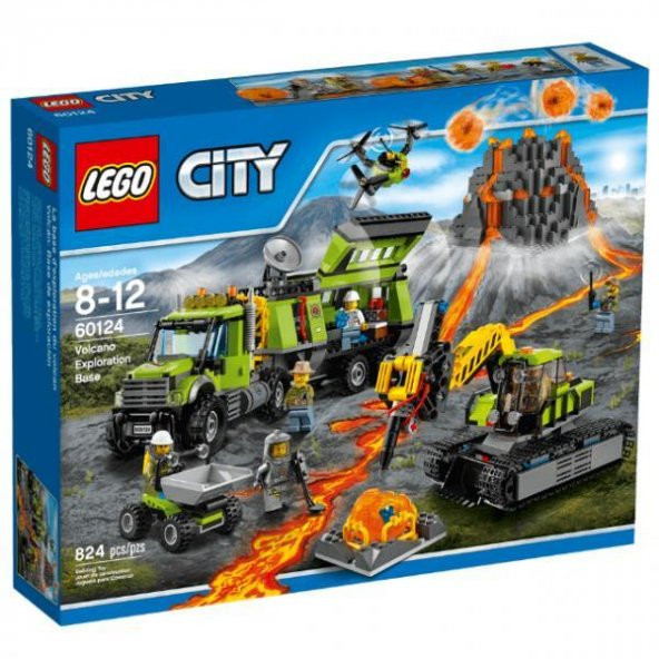 Lego 60124 City Volkan Keşif Üssü
