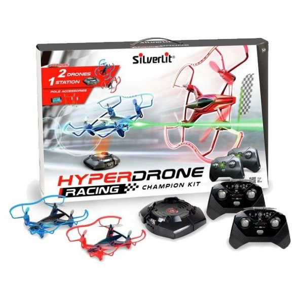 Silverlit Hyperdrone Şampiyona Yarış Kiti 2.4Gghz -4CH Gyro 84775