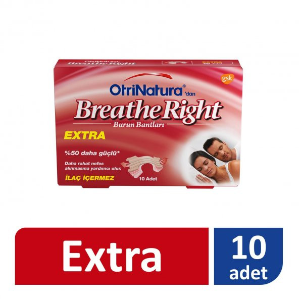 Breathe Right Extra 10 Adet - Standard Boy