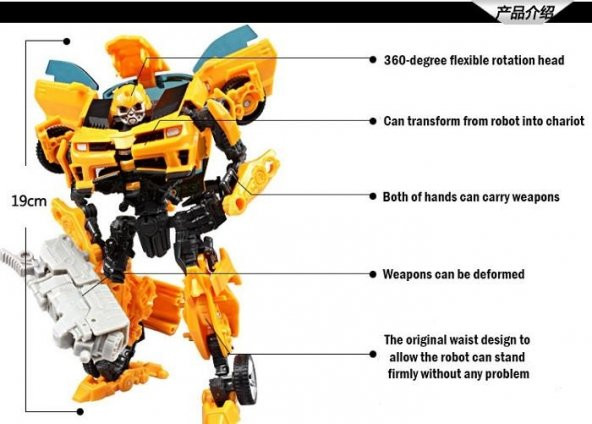 Taikongzhans Kudea TRANSFORMERS Stil K-802 Bumblebee Dev Boy - 3