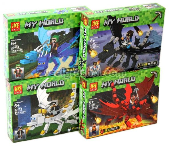 LELE 33074 Minecraft My World Lego Oyuncak Seti (4 Model Seçimi) - 2