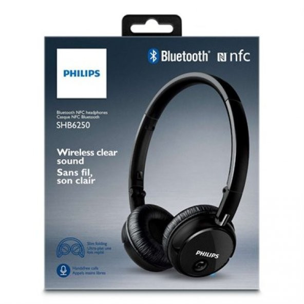 Philips SHB6250 Mikrofonlu Bluetooth NFC Kulaklık - Resim 2