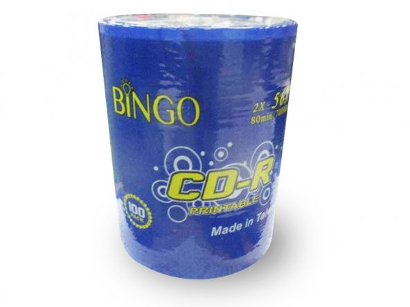 Bingo Cd-R 700Mb-80Mın 56X 100Lü Prıntable