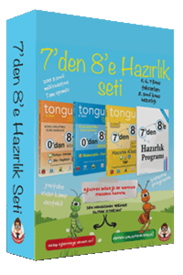Tonguç Akademi 8. sınıf 7 den 8 e Hazırlık Seti Yeni