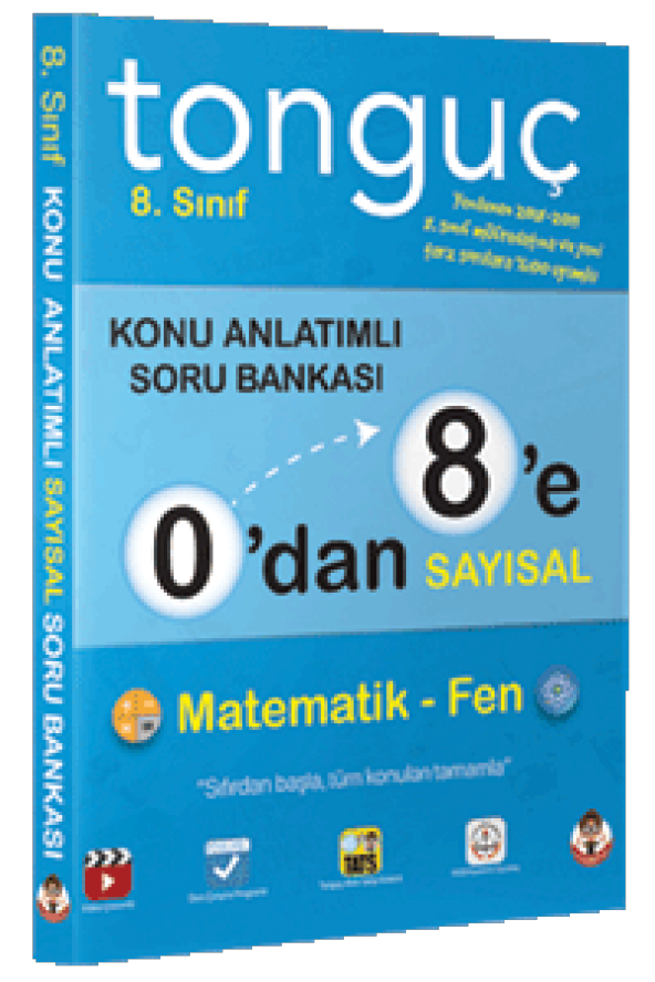 Tonguç 8. Sınıf 0 Dan 8 E Sayısal Konu Anlatımlı Soru Bankası