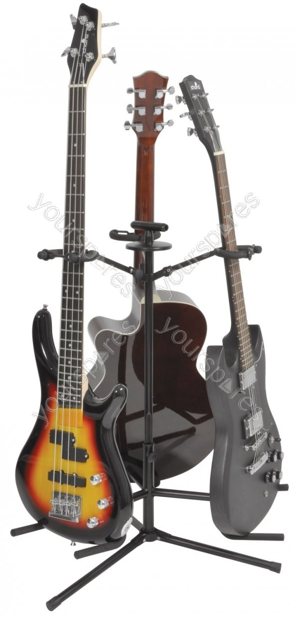 Üçlü Gitar Standı Cremonia STG103 Gitar Sehpası ve Saz Bağlama