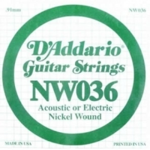 DAddario Nickel Wound, Regular Light, 10-46 nw036
