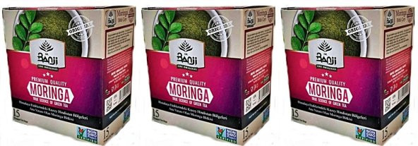 Moringa Bitki Çayı 15 süzen poşet 3 kutu