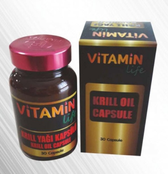 Vitamin Life Krill oil 30 kapsül