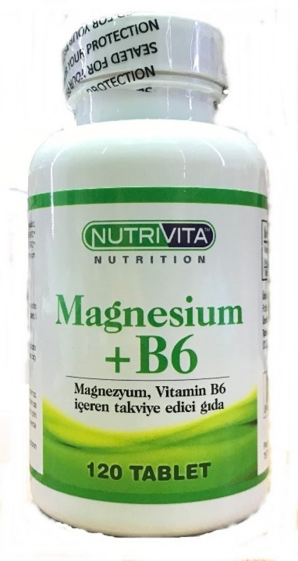 Nutrivita Magnesium  B6 Vitamin 120 Tablet