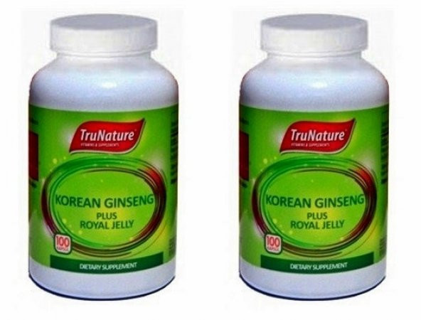 Trunature Korean Ginseng Plus Royal Jelly 100 Kapsül