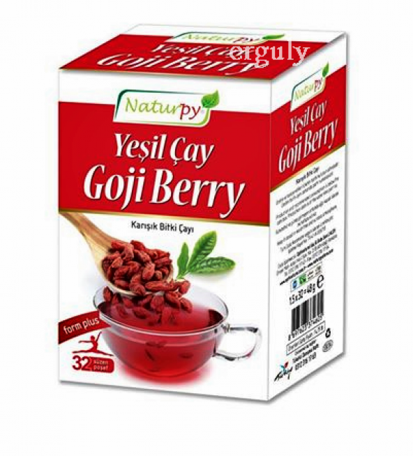 Naturpy Goji Berry ve Yeşil Çaylı Karışık Bitki Çayı