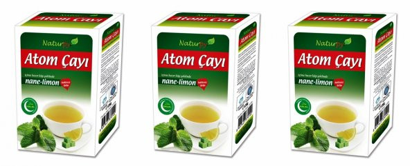 Naturpy Atom Çayı Nane Limon Çayı 3 kutu