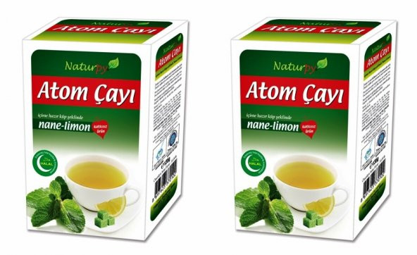 Naturpy Atom Çayı Nane Limon Çayı 2 kutu