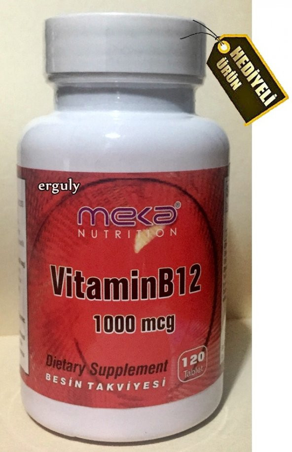 Meka Nutrition Vitamin B12 120 Tablet 1000 mcg