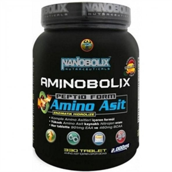 Nanobolix Aminobolix 2000 mg 330 tablet +HEDİYE