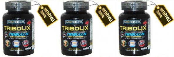 Nanobolix Tribolix Tribulus 750 mg-90 Kapsül 3 kutu